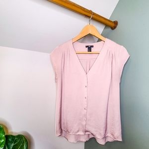 H&M Silk Blouse | Blush